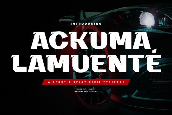 Ackuma Lamuenté: A Bold Serif for Editorial Identity and Visual Rhythm