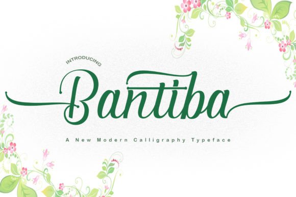 Bantiba: A Delicate Handwritten Font for Elegant Brand Identities