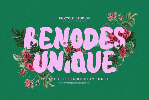 Benodes Unique: A Retro Display Font That Brings Personality to Branding