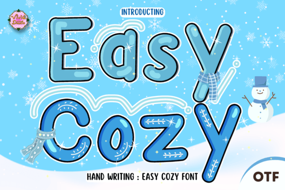 Easy Cozy: A Festive Script Font That Elevates Editorial Design