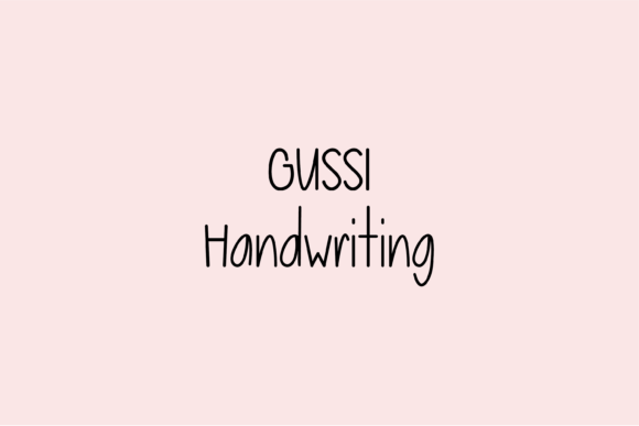 Gussi: A Whimsical Handwritten Font That Elevates Web Typography