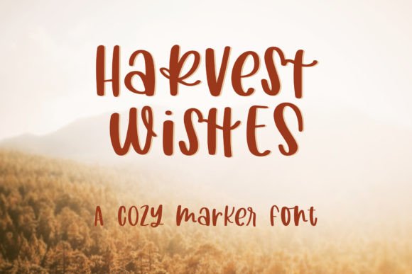 Harvest Wishes: A Cozy Handwritten Font That Elevates Small Business Branding