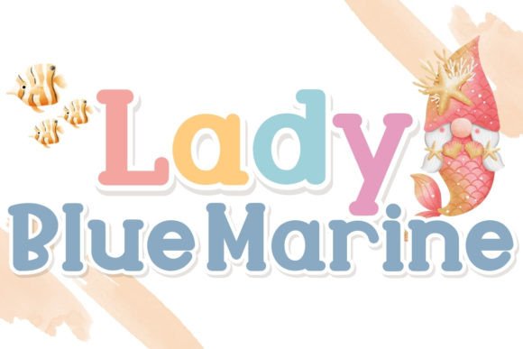 Lady Blue Marine: A Handwritten Font for Charming Campaign Visuals