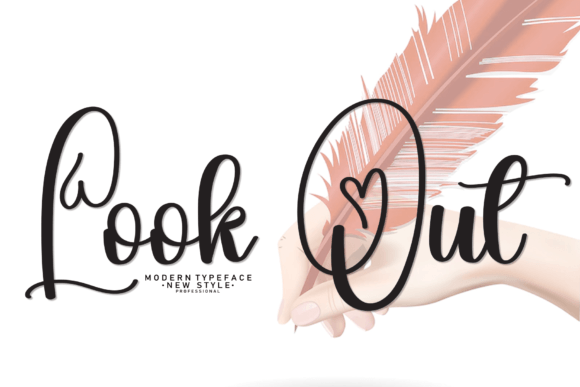 Look Out: A Modern Script Font for Editorial Design and Digital Publishing