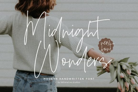 Midnight Wonders: A Dazzling Script Font for Elegant Web Design