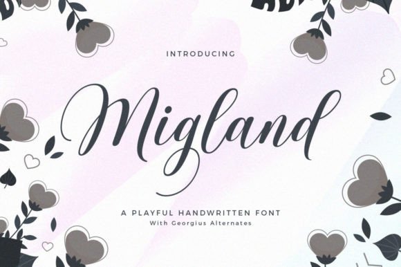 Migland Font: Elevating Handmade Design with Elegance and Charm