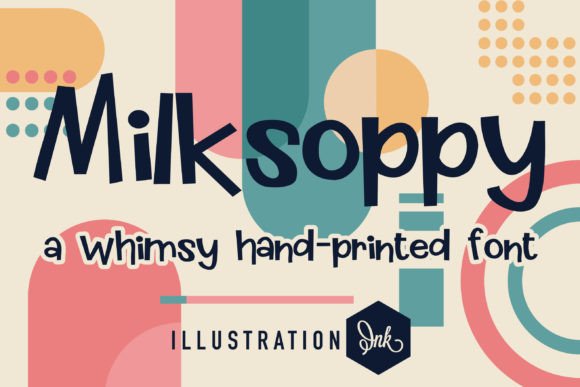Milksoppy: A Whimsical Handwritten Font for Playful Branding Projects