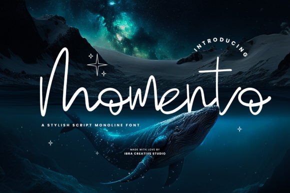 Momento: A Stylish Script Font for Modern Editorial Design