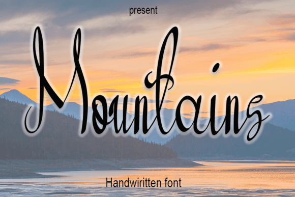 Mountains Font: Elevate Your Digital Campaigns with a Lively Script Typeface