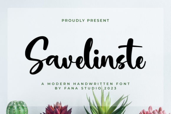 Savelinste: A Versatile Script Font for Modern Marketing Design