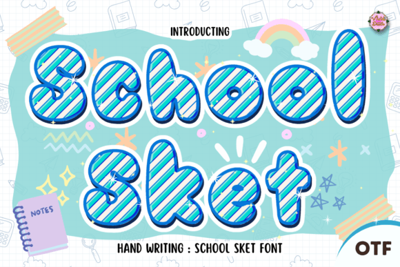 School Sket: A Festive Font That Elevates Small Business Branding