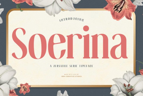 Soerina: A Versatile Serif Typeface for Modern Web Design