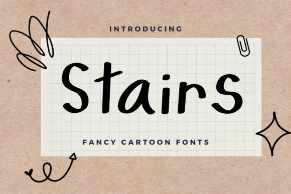 Stairs: A Playful Handwritten Font for Creative Branding Projects