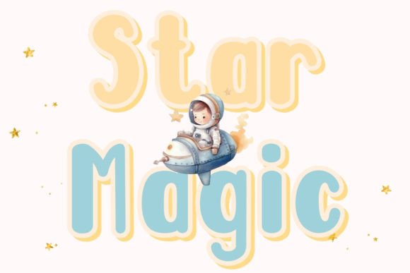 Star Magic: A Whimsical Script Font for Elegant Editorial Design