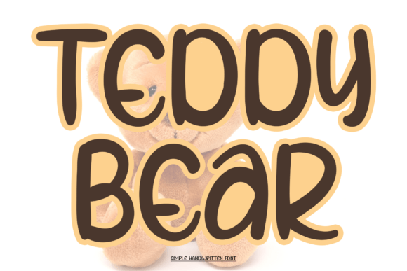Teddy Bear Font: A Playful Typeface for Digital Branding and Web Design