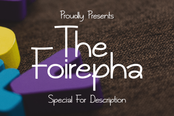 The Foirepha: A Handwritten Font for Timeless Editorial Design
