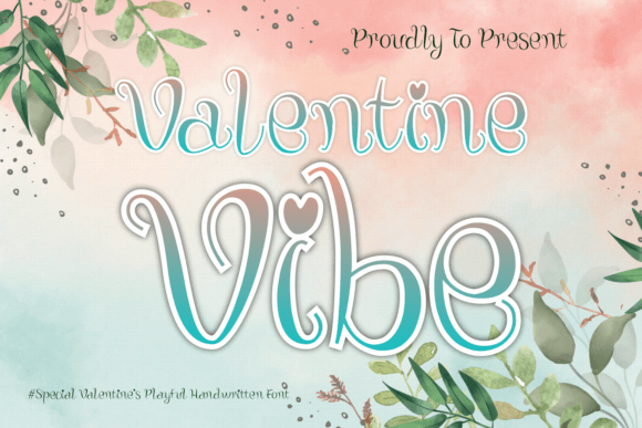 Valentine Vibe: A Playful Handwritten Font for Lively Branding Projects