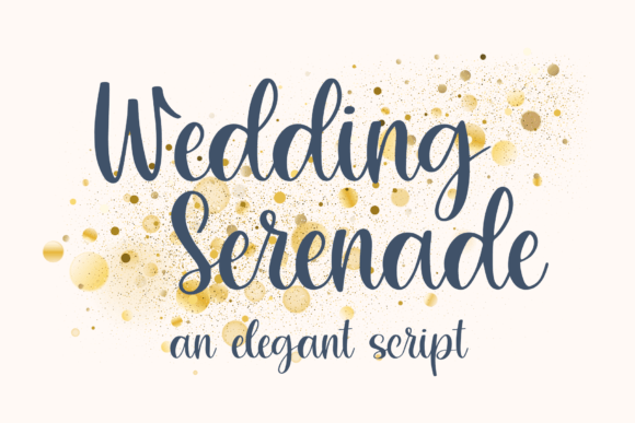 Wedding Serenade: A Script Font That Elevates Editorial Elegance