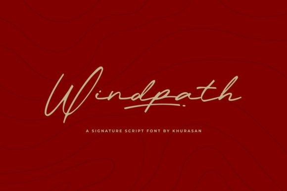 Windpath: A Stylish Script Font That Elevates Small Business Branding