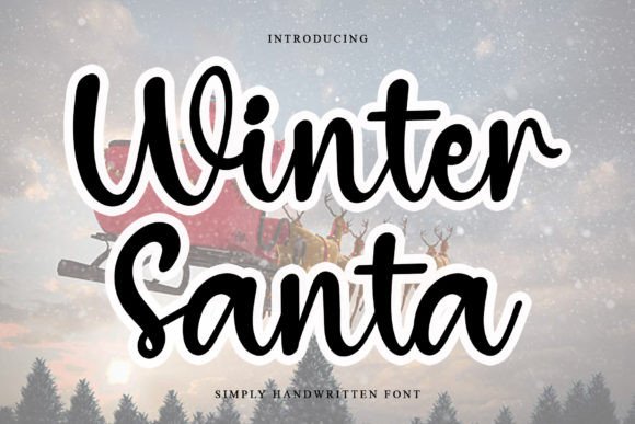Winter Santa: A Festive Script Font for Editorial Design and Digital Publishing