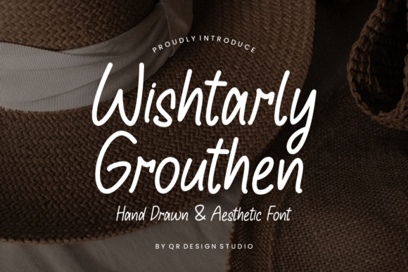 Wishtarly Grouthen: A Handwritten Font for Thoughtful Editorial Design