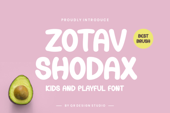 Zotav Shodax: A Sweet Handwritten Font for Warm Brand Identities